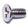 Midwest Fastener #8-32 x 3/8 in Phillips Flat Machine Screw, Plain 18-8 Stainless Steel, 30 PK 63691